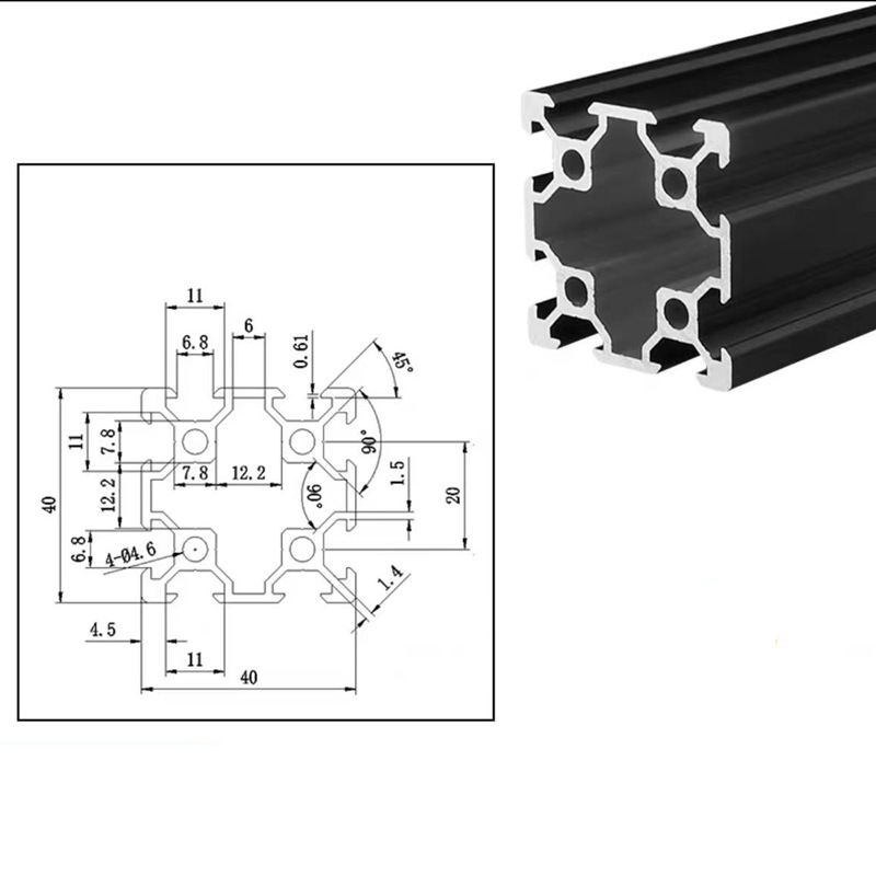 PAIDU 3030 T Slot Aluminium Extrusion Profiles Manufacturer